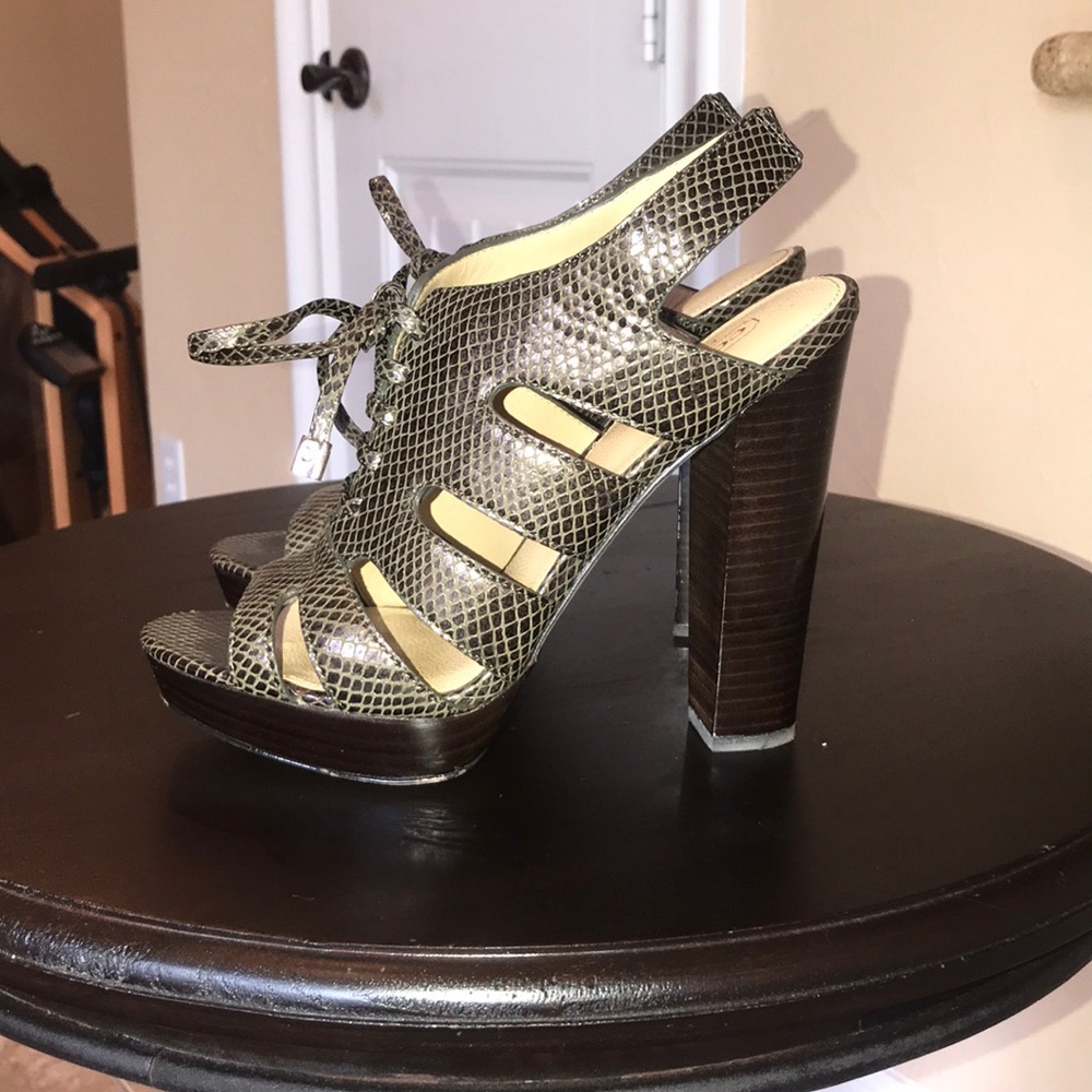 Coach High Heel (5 inch) lace up
